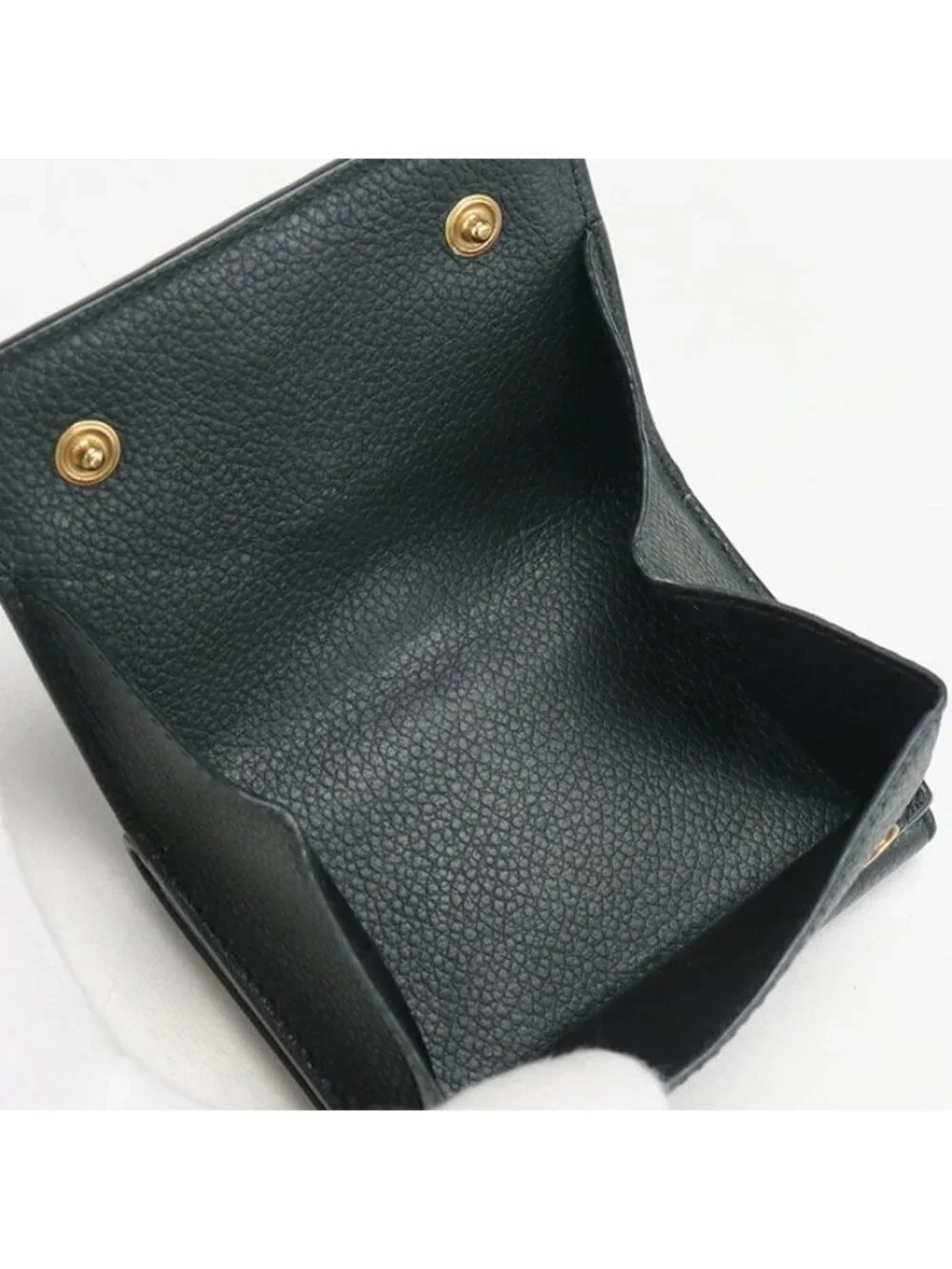 Saint Laurent Tiny Wallet Origami Trifold Leather - Picture 6 of 9